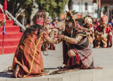 Inti Raymi 2021. Plaza de Armas de la ciudad de Cusco.