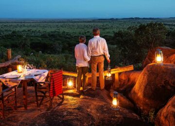 Serengeti-Pioneer-Camp—activities—private-dinner-overlooking-the-savannah @ Elewana Collection